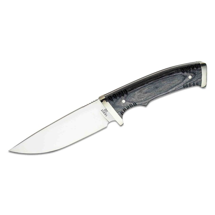 Couteau Bushcraft Schrade Old Timer Heritage Lame Acier D2 Manche Bois Etui Cuir SCH1135992 - Livraison Gratuite