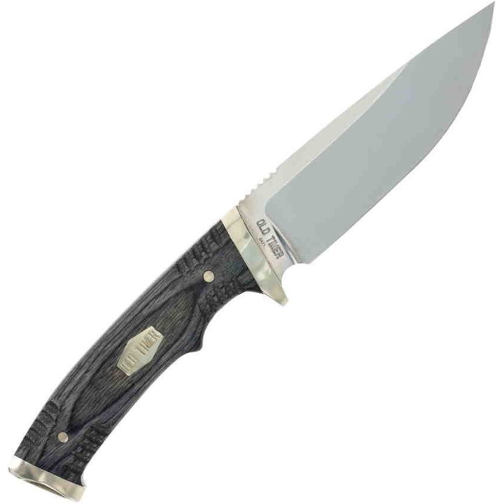 Couteau Bushcraft Schrade Old Timer Heritage Lame Acier D2 Manche Bois Etui Cuir SCH1135992 - Livraison Gratuite