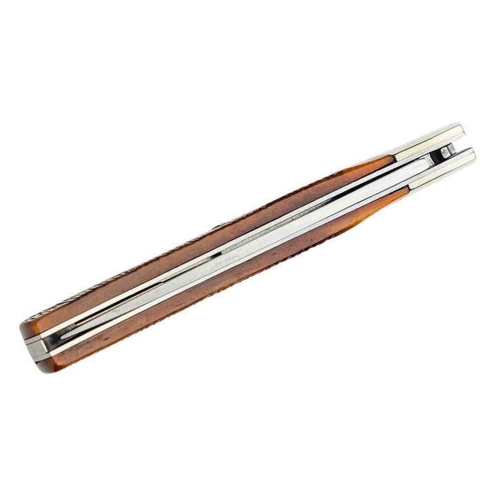 Couteau Schrade Generational Series Bruin Manche Châtaignier Lame Acier Carbone 1095 Lockback SCH1137133 - Livraison Gratuite