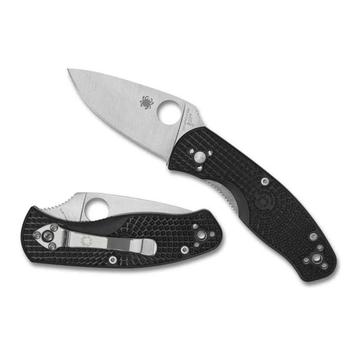 Couteau Spyderco Persistence Lightweight Lame Acier 8Cr13Mov Manche FRN Linerlock Clip SC136PBK - Livraison Gratuite