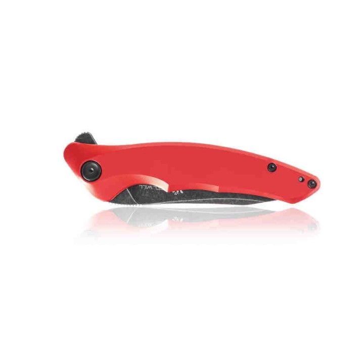 Couteau Steel Will Spica F44-05 Lame Acier 154CM Manche Red Aluminium IKBS Linerlock Clip SMGF4405 - Livraison Gratuite