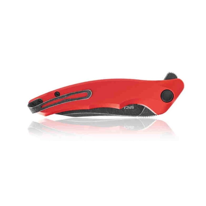 Couteau Steel Will Spica F44-05 Lame Acier 154CM Manche Red Aluminium IKBS Linerlock Clip SMGF4405 - Livraison Gratuite