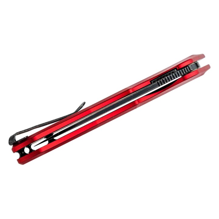 Couteau Steel Will Spica F44-05 Lame Acier 154CM Manche Red Aluminium IKBS Linerlock Clip SMGF4405 - Livraison Gratuite