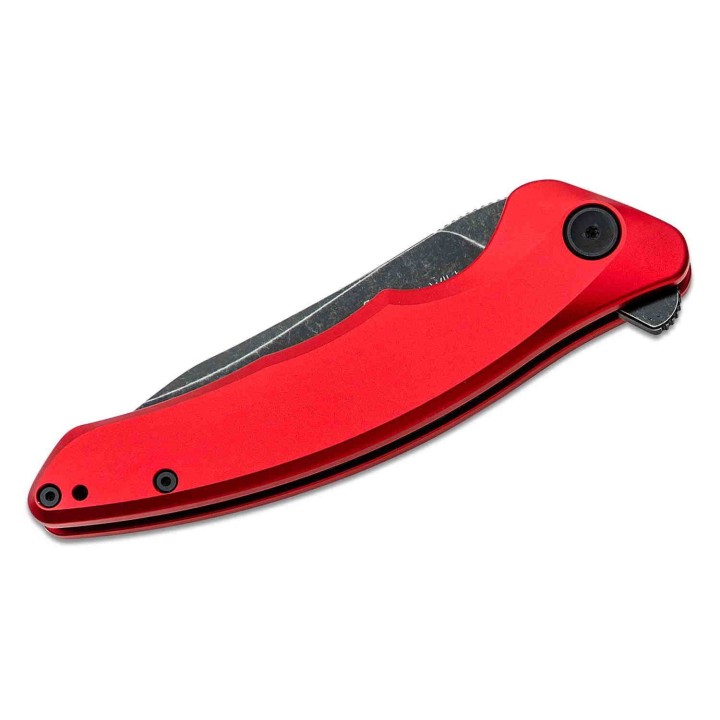 Couteau Steel Will Spica F44-05 Lame Acier 154CM Manche Red Aluminium IKBS Linerlock Clip SMGF4405 - Livraison Gratuite