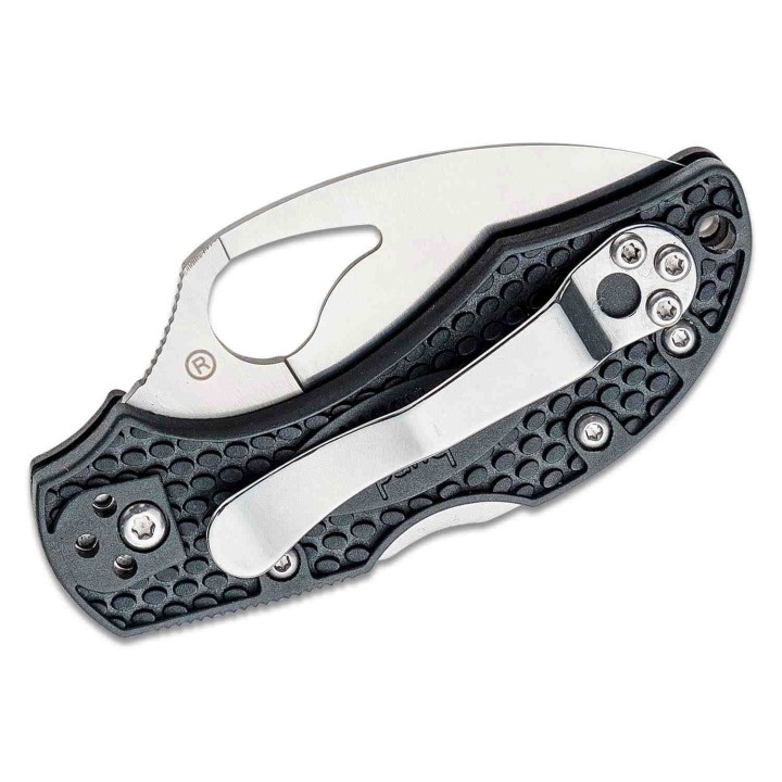 Couteau Spyderco Byrd Robin 2 Lightweight Lame Acier 8Cr13MoV Wharncliffe Manche FRN Lockback BY10SBKWC2 - Livraison Gratuite