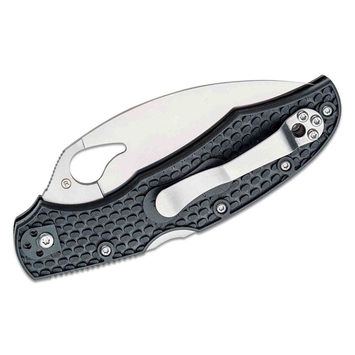 Couteau Spyderco Cara Cara 2 Lame Acier 8Cr13MoV Manche FRN Lockback Clip BY03SBKWC2 - Livraison Gratuite