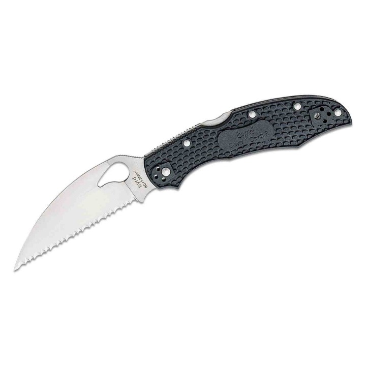 Couteau Spyderco Cara Cara 2 Lame Acier 8Cr13MoV Manche FRN Lockback Clip BY03SBKWC2 - Livraison Gratuite