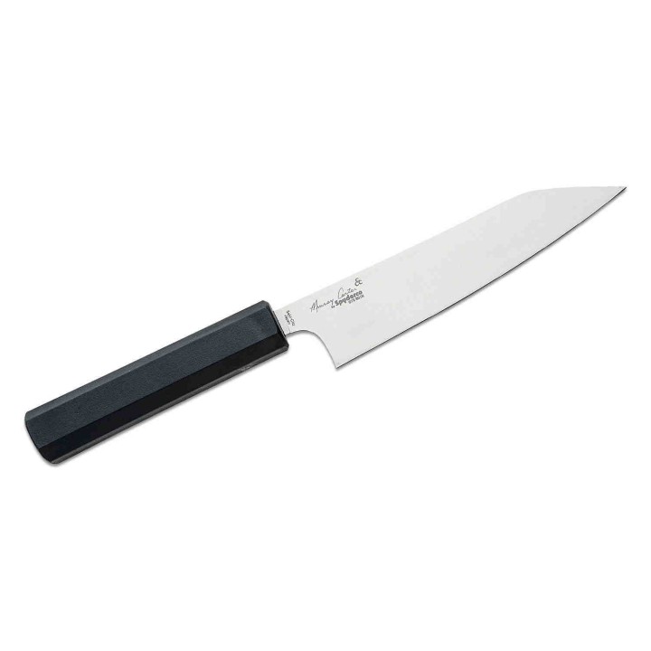 Couteau Spyderco Minarai Series Funayuki Lame Acier CTS-BD1N Manche Polypropylene Made In Japan SCK16PBK - Livraison Gratuite