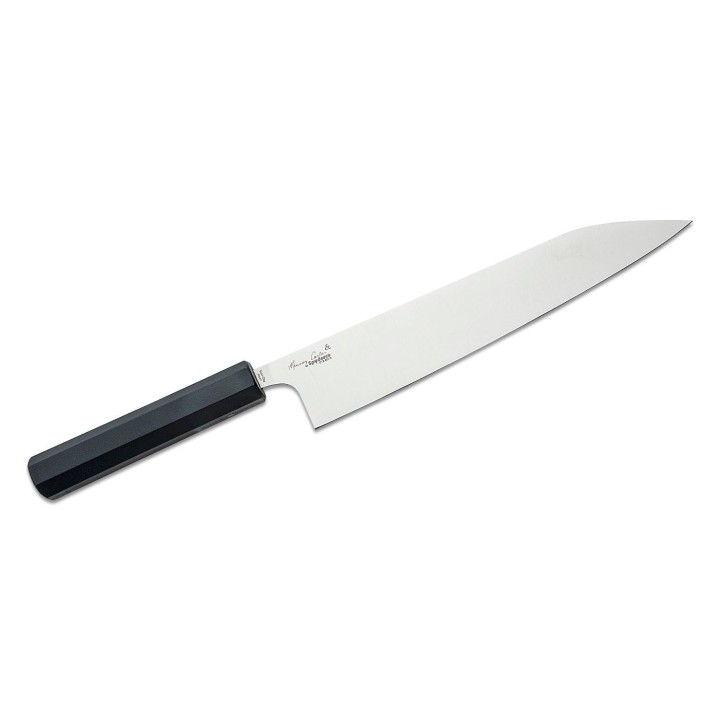 Couteau Spyderco Minarai Series Gyuto Lame Acier CTS-BD1N Manche Polypropylene Made In Japan SCK19PBK - Livraison Gratuite