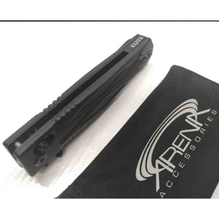 Couteau Elite Tactical Guardsman Lame Tanto D2 Manche Aluminium Axis Lock Clip IKBS ETFDR015 - Livraison Gratuite