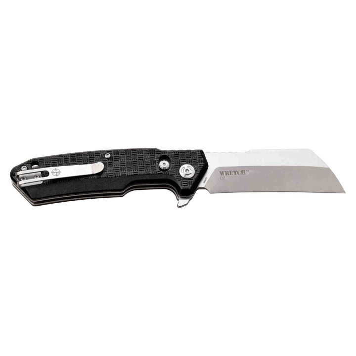 Couteau Elite Tactical Wretch Lame Cleaver D2 Manche Aluminium Axis Lock Clip IKBS ETFDR013 - Livraison Gratuite