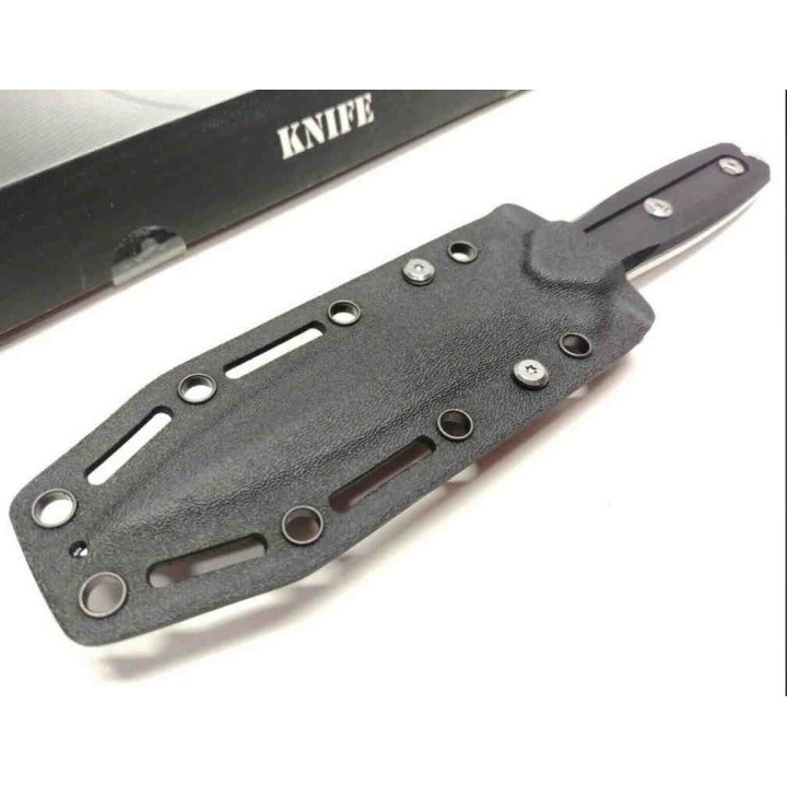 Couteau Elite Tactical Incog D2 Lame Spear Point Manche G10 Etui Kydex ETFIX009 - Livraison Gratuite