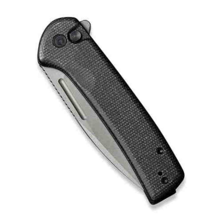 Couteau CIVIVI Conspirator Black Manche Micarta Lame Acier Nitro-V IKBS Button Lock Clip CIVC210061 - Livraison Gratuite