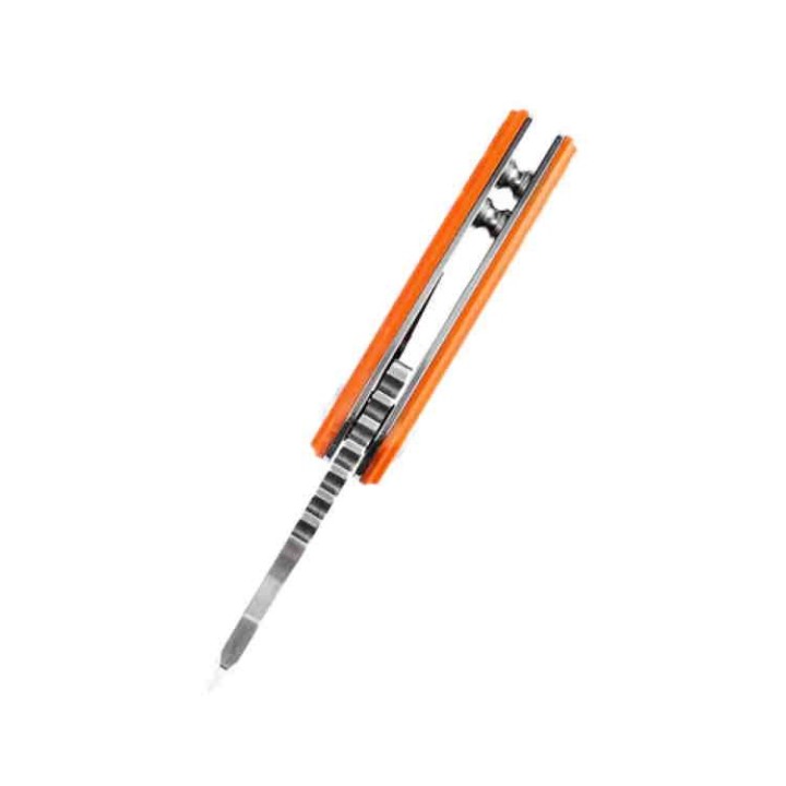 Couteau Kansept Mini Korvid Orange Manche G10 Lame Acier 154CM Linerlock KT3030A6 - Livraison Gratuite