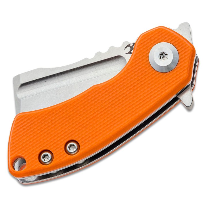 Couteau Kansept Mini Korvid Orange Manche G10 Lame Acier 154CM Linerlock KT3030A6 - Livraison Gratuite