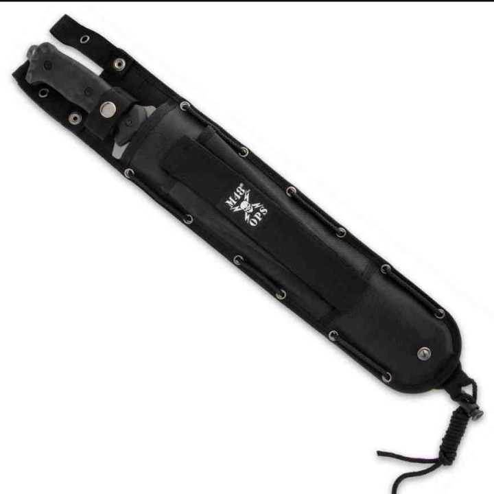 Couteau de Combat United Cutlery M48 OPS Combat Machete Gen II Lame Acier 3Cr13 Etui Nylon UC3488 - Livraison Gratuite