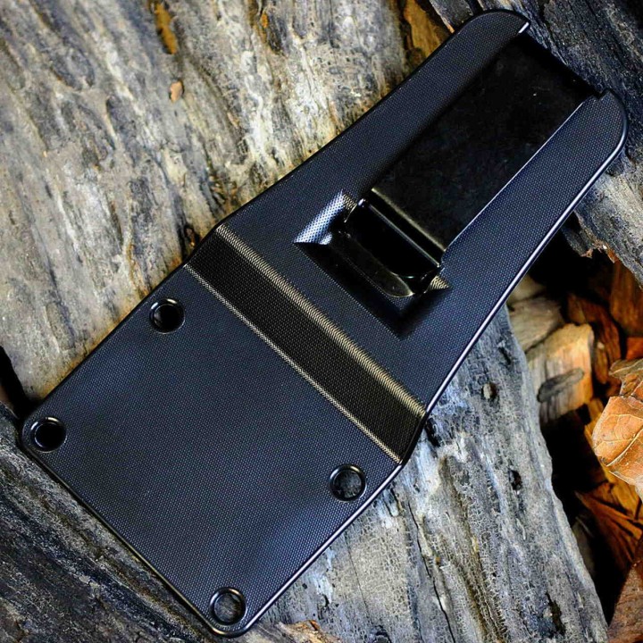 Couteau Esee Model 6 Lame Acier Carbone 1095 Manche Micarta Etui Kydex Made In USA ES6STG - LIVRAISON GRATUITE