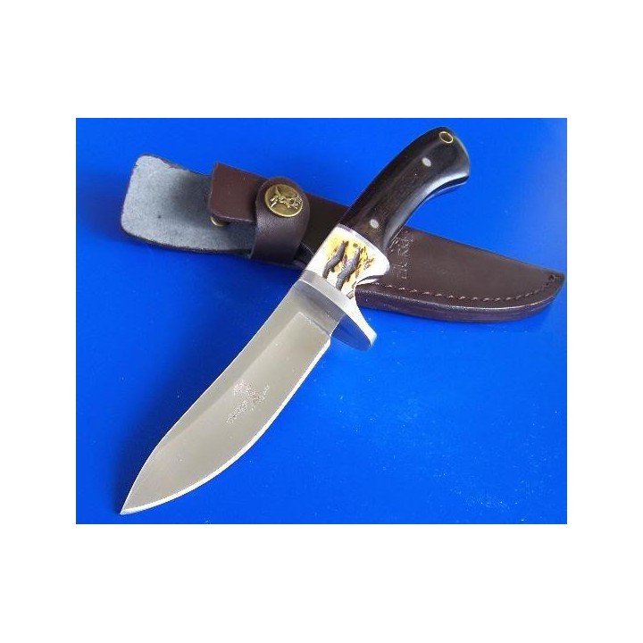 Couteau CHASSE RANDO ELK RIDGE ER087 FACON BOIS DE CERF