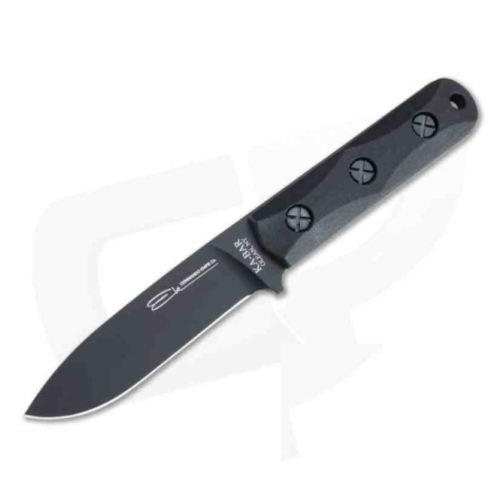 Couteau Kabar EK Commando Short Drop Point lame Acier Carbone 1095 Manche & Etui Polymère Made USA EK51 - Livraison Gratuite