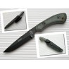 Couteau Tactical Tops Skinat Lame Carbone 1095 Tops Knives Manche Micarta Made In USA TP521 - Livraison Gratuite