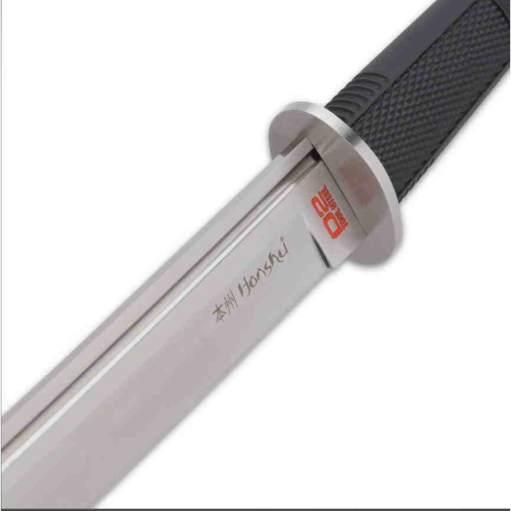 Couteau Sabre United Cutlery Honshu Tanto D2 Manche Caoutchouc Etui Cuir UC2629D2 - Livraison Gratuite