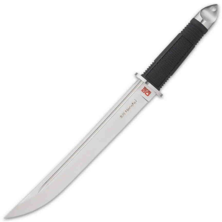 Couteau Sabre United Cutlery Honshu Tanto D2 Manche Caoutchouc Etui Cuir UC2629D2 - Livraison Gratuite