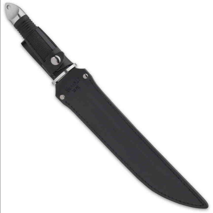 Couteau Sabre United Cutlery Honshu Tanto D2 Manche Caoutchouc Etui Cuir UC2629D2 - Livraison Gratuite