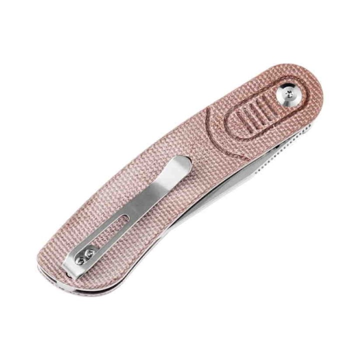 Couteau Kansept Reverie Brown Manche Micarta Lame Acier 154CM IKBS Linerlock Clip KT2025A6 - Livraison Gratuite