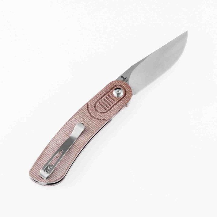 Couteau Kansept Reverie Brown Manche Micarta Lame Acier 154CM IKBS Linerlock Clip KT2025A6 - Livraison Gratuite