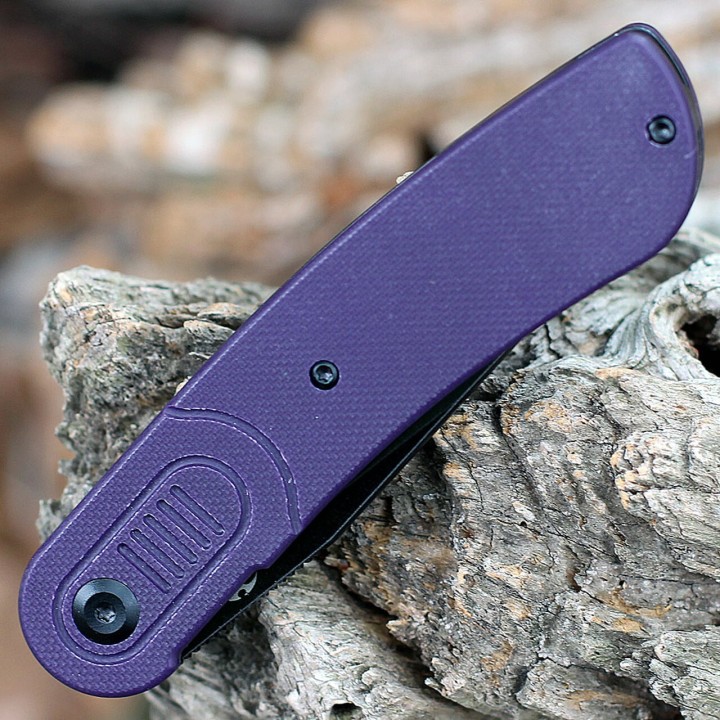 Couteau Kansept Reverie Purple Manche Purple G10 Lame Acier 154CM IKBS Linerlock Clip KT2025A5 - Livraison Gratuite