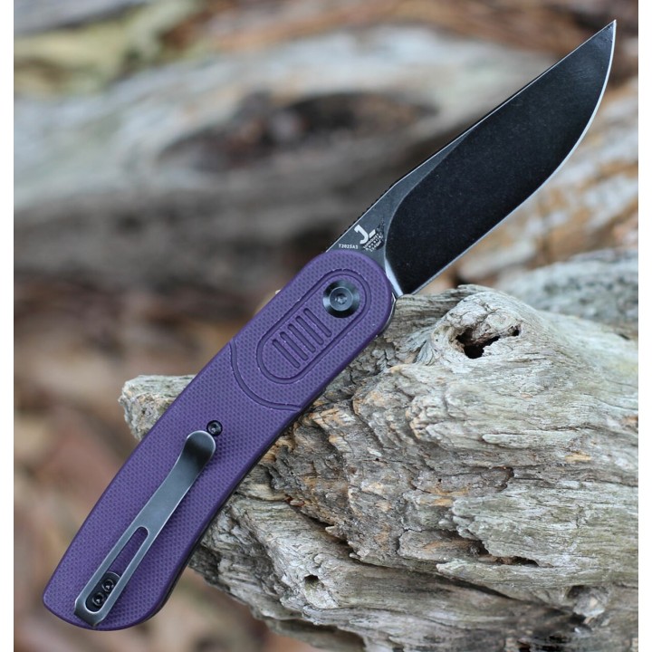 Couteau Kansept Reverie Purple Manche Purple G10 Lame Acier 154CM IKBS Linerlock Clip KT2025A5 - Livraison Gratuite