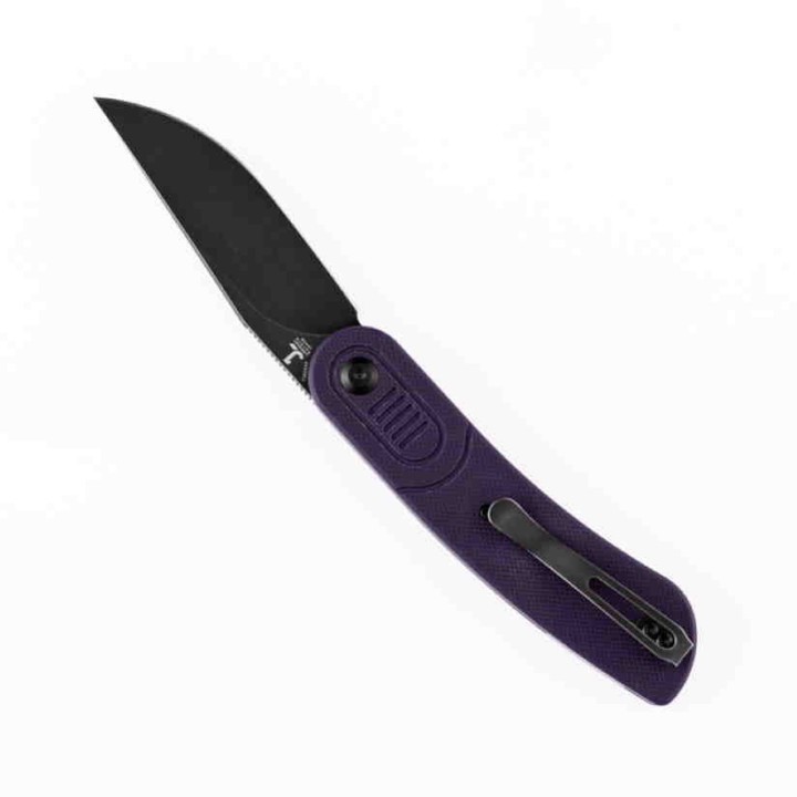 Couteau Kansept Reverie Purple Manche Purple G10 Lame Acier 154CM IKBS Linerlock Clip KT2025A5 - Livraison Gratuite