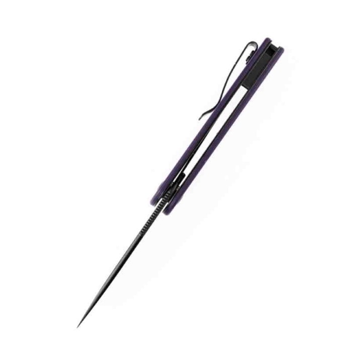Couteau Kansept Reverie Purple Manche Purple G10 Lame Acier 154CM IKBS Linerlock Clip KT2025A5 - Livraison Gratuite
