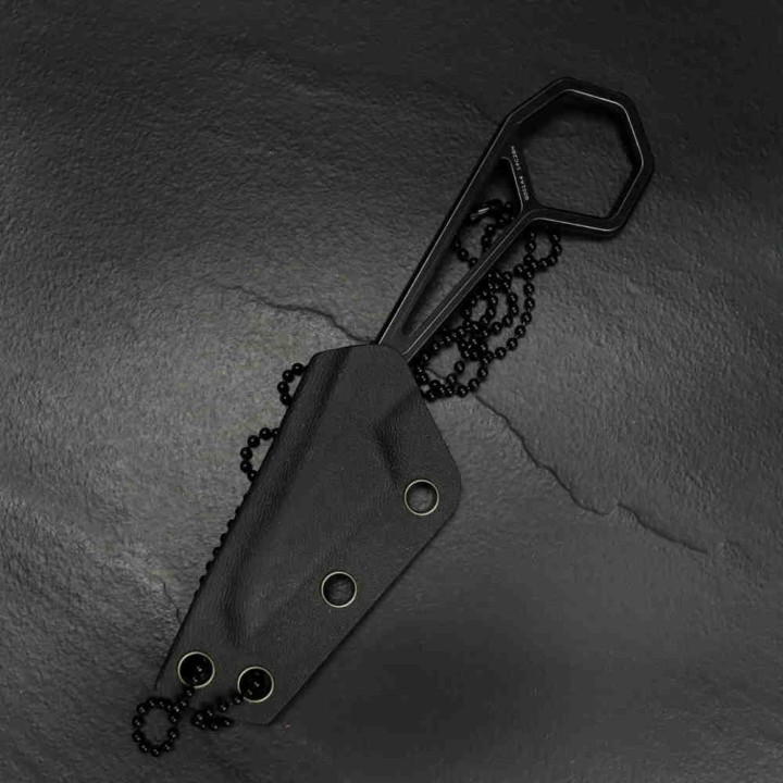 Couteau de Cou Karambit Kansept HEX Light Black Lame Acier 14C28N Etui Kydex KG0001A4 - Livraison Gratuite