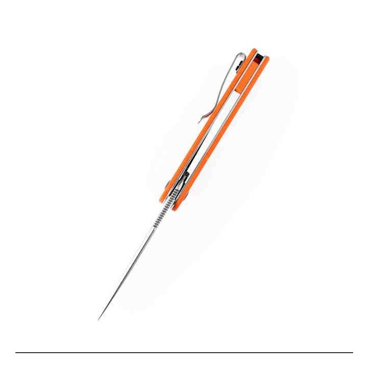 Couteau Kansept Reverie Orange Manche G10 Lame Acier 154CM IKBS Linerlock Clip KT2025A3 - Livraison Gratuite