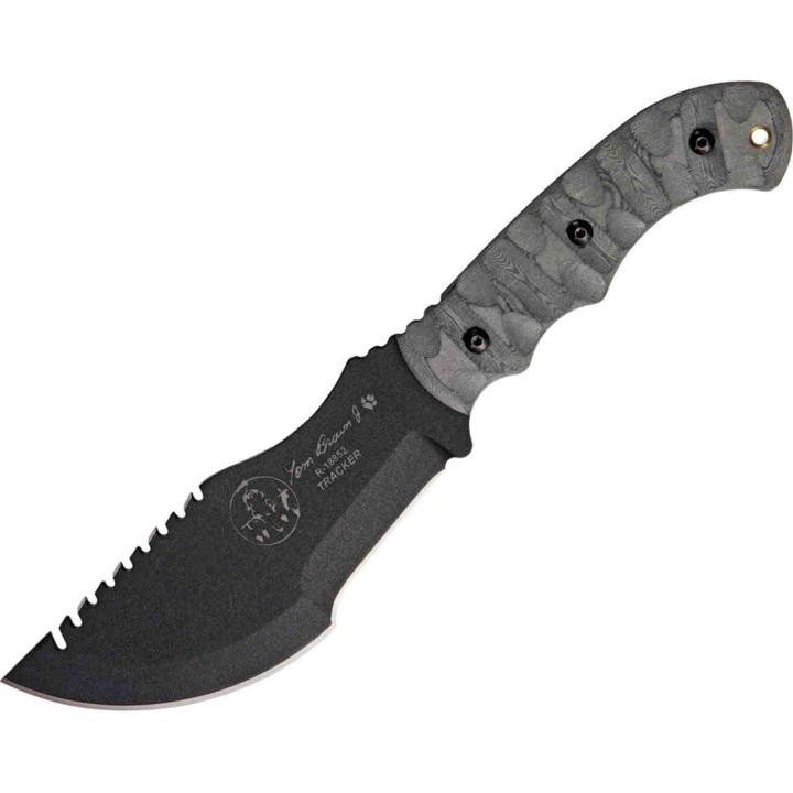 Couteau De Survie Tops Tom Brown Tracker Carbone 1095 Manche Micarta Etui Kydex Made In USA TPTBT010RMT - Livraison Gratuite