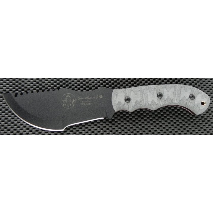 Couteau De Survie Tops Tom Brown Tracker Carbone 1095 Manche Micarta Etui Kydex Made In USA TPTBT010RMT - Livraison Gratuite