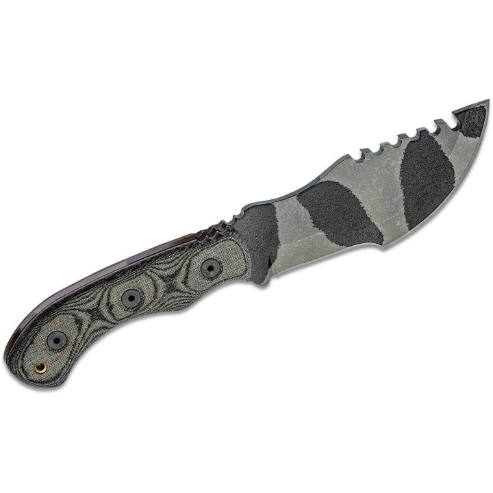 Couteau Tops Mini Tom Brown Tracker Camo Lame Carbone 1095 Etui Kydex Made In USA TPTBT040CAMO - Livraison Gratuite