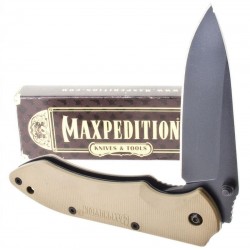 Couteau Tactical Maxpedition Linerlock Acier 5Cr13 Manche Nylon MXFXPK - Livraison Gratuite