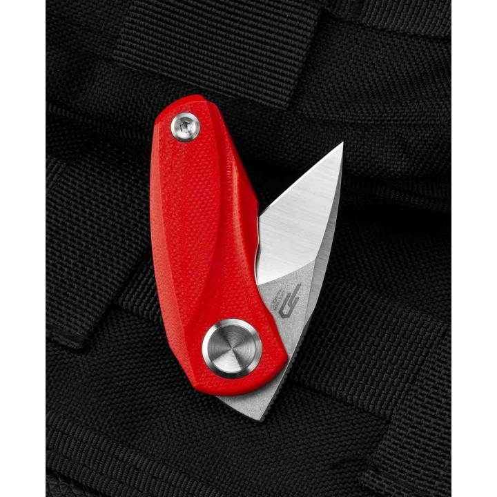 Couteau Bestech Tulip Red Lame Tanto Acier 14C28N Manche G10 IKBS Linerlock Clip BTKG38B - Livraison Gratuite