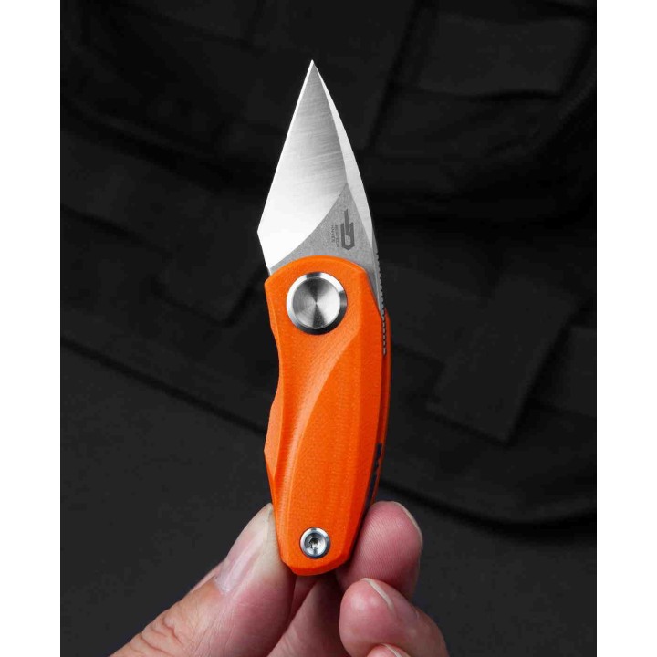 Couteau Bestech Tulip Orange Lame Tanto Acier 14C28N Manche G10 IKBS Linerlock Clip BTKG38C - Livraison Gratuite