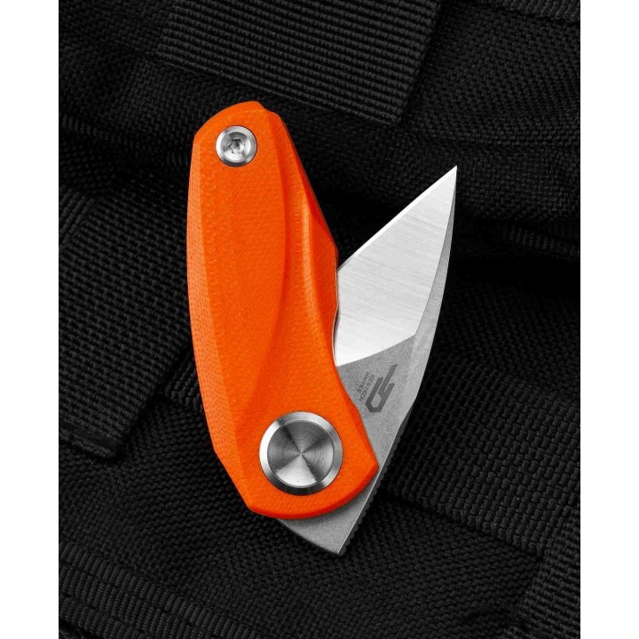 Couteau Bestech Tulip Orange Lame Tanto Acier 14C28N Manche G10 IKBS Linerlock Clip BTKG38C - Livraison Gratuite