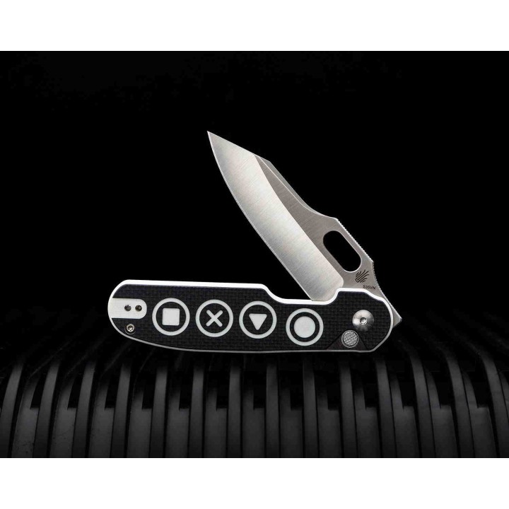 Couteau Kizer Cutlery Cormorant Button Lock Acier S35VN Manche G10 IKBS Clip KI4562A3 - Livraison Gratuite