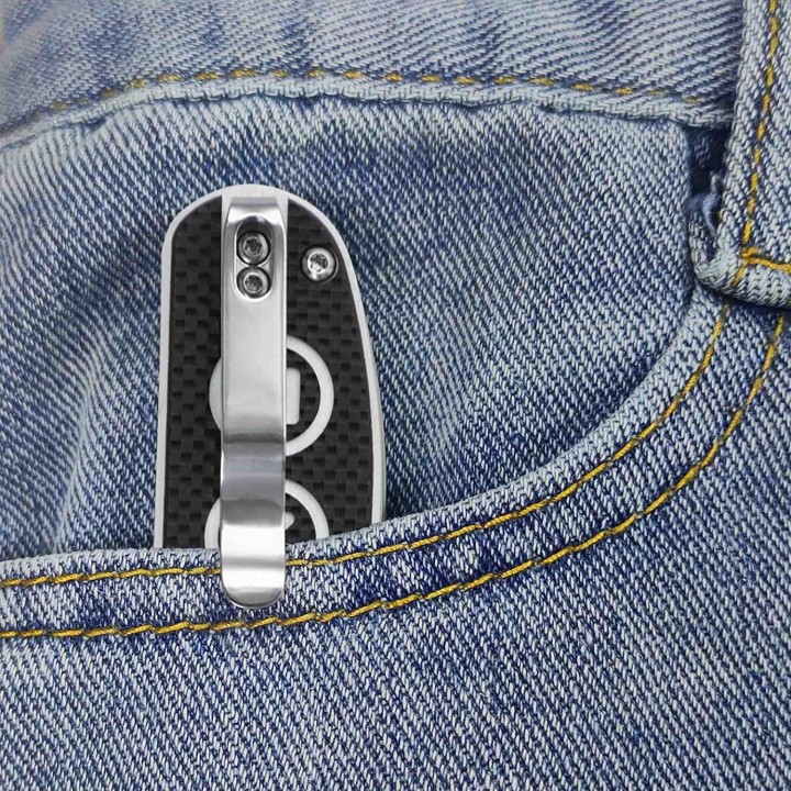 Couteau Kizer Cutlery Cormorant Button Lock Acier S35VN Manche G10 IKBS Clip KI4562A3 - Livraison Gratuite