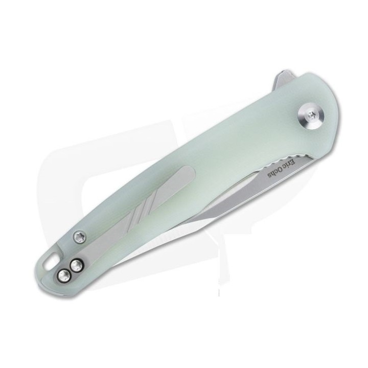 Couteau CIVIVI Mini Sandbar Jade Lame Acier Nitro-V Manche G10 IKBS Linerlock Clip CIVC200112 - Livraison Gratuite