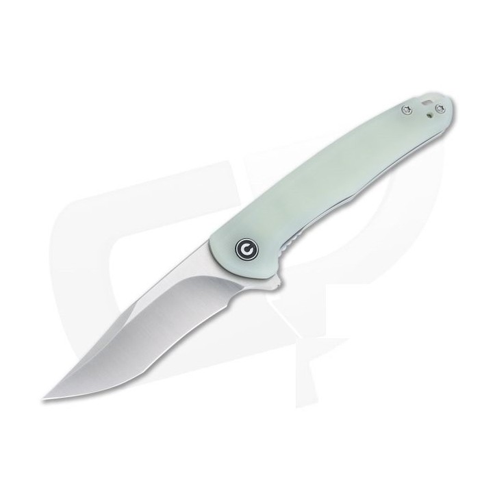 Couteau CIVIVI Mini Sandbar Jade Lame Acier Nitro-V Manche G10 IKBS Linerlock Clip CIVC200112 - Livraison Gratuite