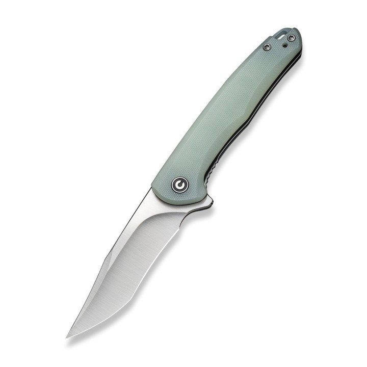 Couteau CIVIVI Mini Sandbar Jade Lame Acier Nitro-V Manche G10 IKBS Linerlock Clip CIVC200112 - Livraison Gratuite