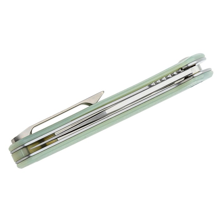 Couteau CIVIVI Mini Sandbar Jade Lame Acier Nitro-V Manche G10 IKBS Linerlock Clip CIVC200112 - Livraison Gratuite