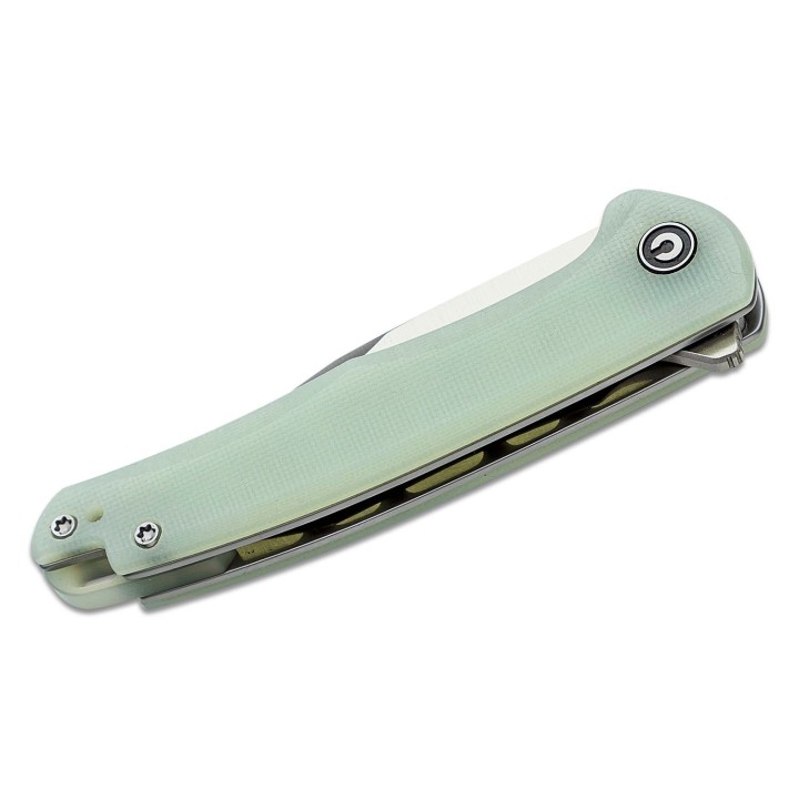 Couteau CIVIVI Mini Sandbar Jade Lame Acier Nitro-V Manche G10 IKBS Linerlock Clip CIVC200112 - Livraison Gratuite