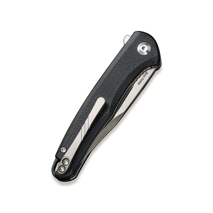 Couteau CIVIVI Mini Sandbar Black Lame Acier Nitro-V Manche G10 IKBS Linerlock Clip CIVC200111 - Livraison Gratuite